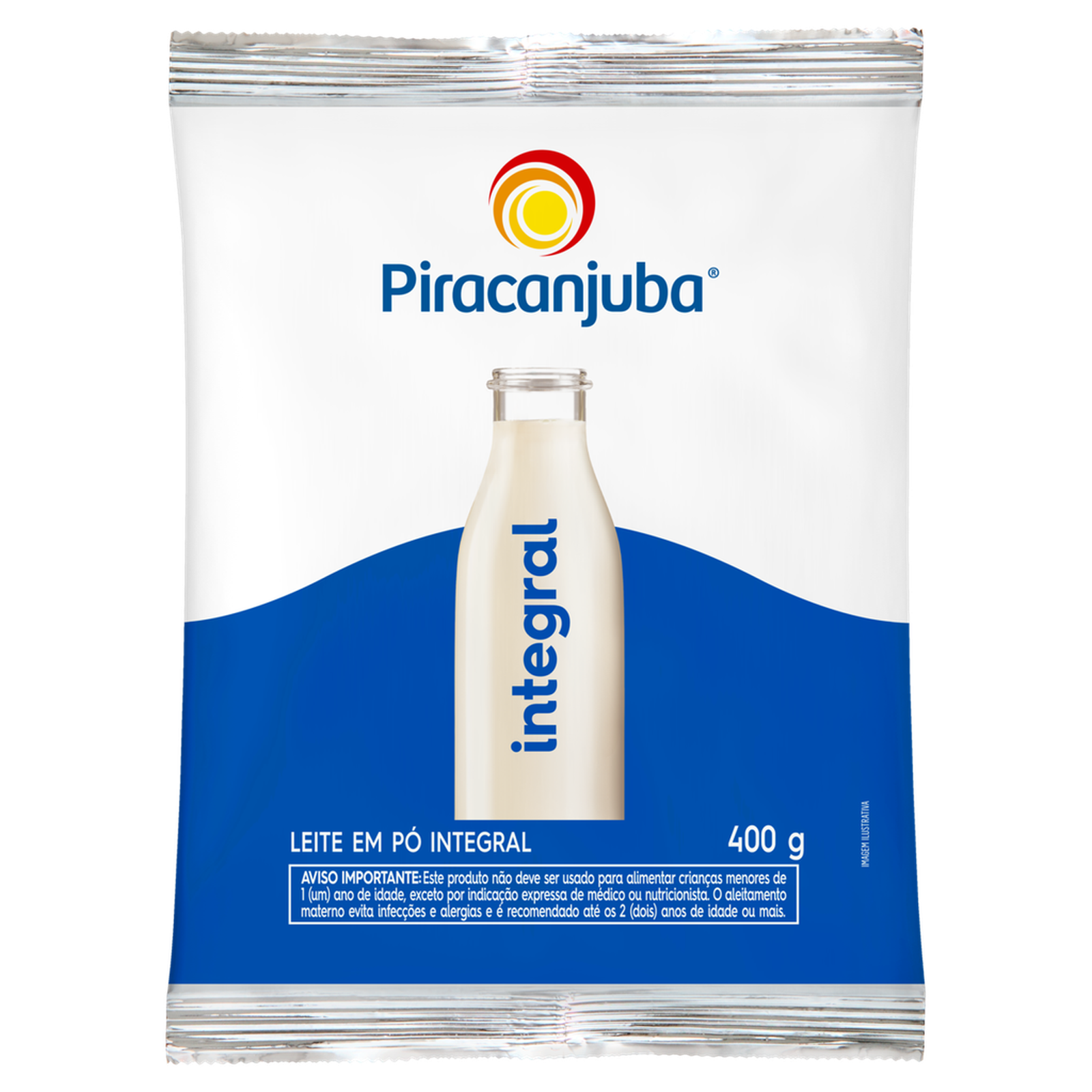 LEITE EM PO INTEGRAL PIRACANJUBA 400G