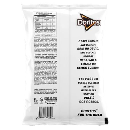 Salgadinho Doritos Queijo Nacho Pacote 32g 
  360-1
