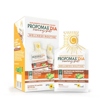 PROPOMAX MORNING SHOT COM 10 SACHÊS 10ML - APISFLORA