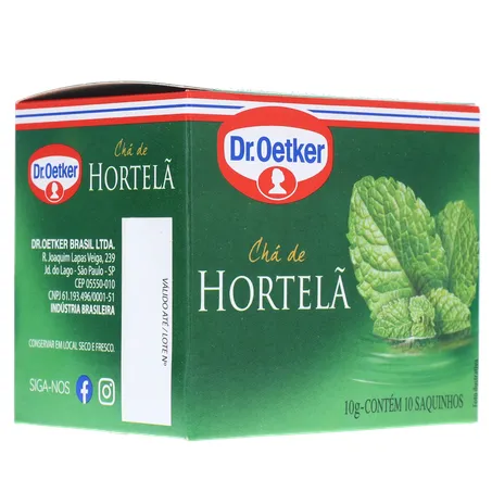 CHÁ DR OETKER HORTELÃ SAQUINHO 10UN 360-32