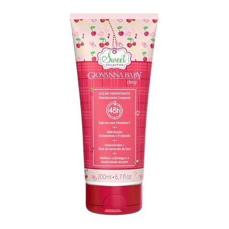 LOCAO HIDRATANTE CHERRY GIOVANNA BABY 200 ML      