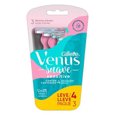 Aparelho vênus 3 sensitive gillette l4p3