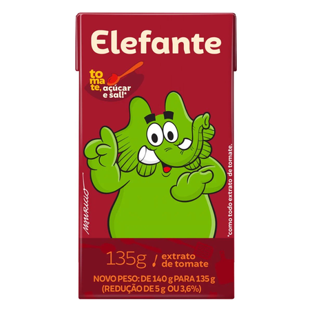 EXTRATO TOMATE ELEFANTE TP 135G