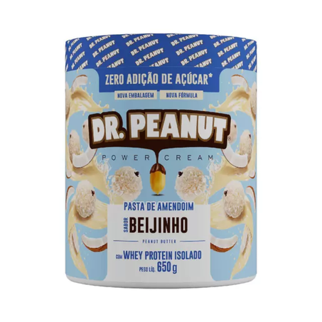 Pasta de amendoim dr.peanut 650gr beijinho
