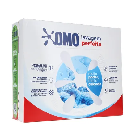 Lava Roupas Em Pó Omo Lavagem Perfeita Cx 800g 360-15