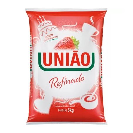 Açúcar Refinado União Pacote 5KG