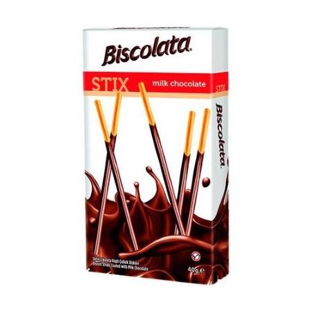 Biscoito Biscolata Palito Stix Chocolate 40g