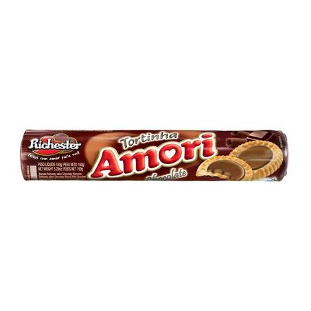 BISC.RICHESTER AMORI TORTINHA CHOCOLATE 150G