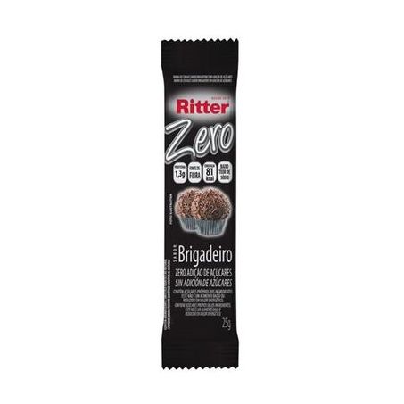 Barra cereal ritter brigadeiro zero 25g