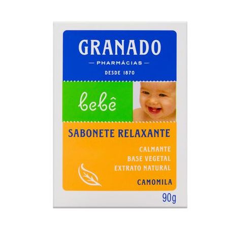SABONETE GRANADO 90G GLICERINA BEBE CAMOMILA