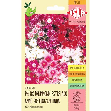Semente Horta Isla Phlox Estrelado Sort