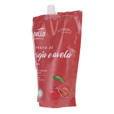 Sabonete líquido bello cereja e avelã sachê com tampa 450ml 360-3