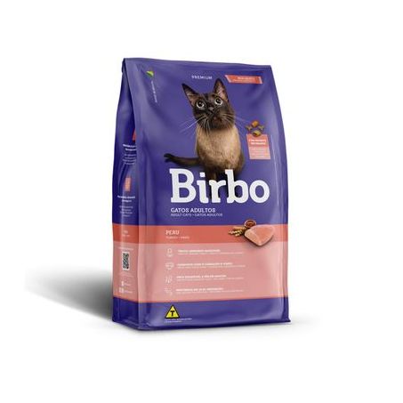 RACAO GATO BIRBO AD 1KG PERU