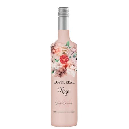 Vinho bra frisante costa real 750ml rose