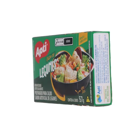 CALDO DE LEGUMES EM CUBO APTI 57G 360-6