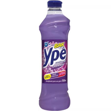 Desinfetante ype bak lavanda frasco 500ml