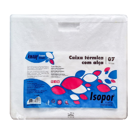 CAIXA TÉRMICA ISOPOR 7L C/ALÇA