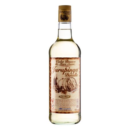 CACHAÇA JURUPINGA VINHO BRANCO DE MESA SUAVE