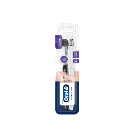 Escova dental oral-b purification 2un*