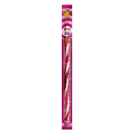 BALA REGALIZ MORANGO E CREME PESCOÇO DE GIRAFA DORI