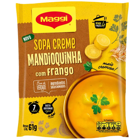 Sopa maggi 61g creme de mandioquinha e frango