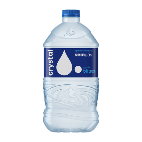 Água mineral crystal sem gás pet 5l