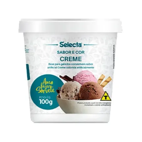 MISTURA P/SORVETE SELECTA CREME 100G