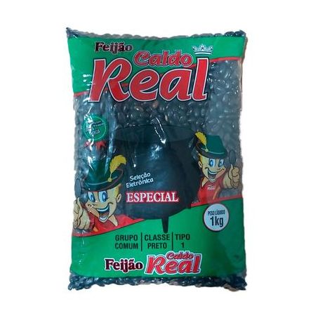Feijao caldo real 1kg pto