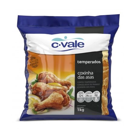 Coxinha da asa temperada c.vale 1kg