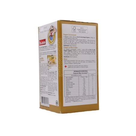 ARROZ TIO JOÃO INTEGRAL ORGÂNICO 1KG 360-40