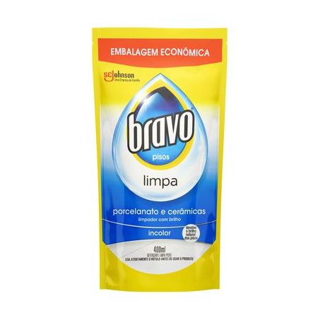 Bravo-limpador ceramicas 400ml sache