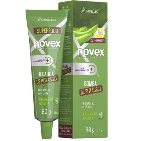 Tratamento de reconstrucao capilar novex recarga de biomassa banana 80g