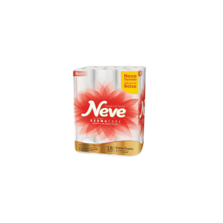 PAPEL HIGIÊNICO FOLHA DUPLA TOQUE DE SEDA 30M NEVE C/18UN