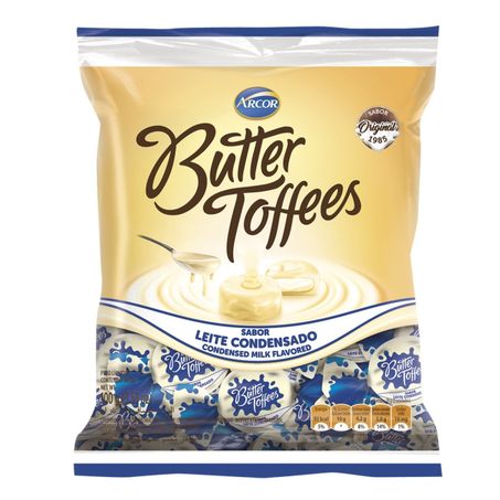 BALA BUTTER TOFFES LEITE CONDENSADO