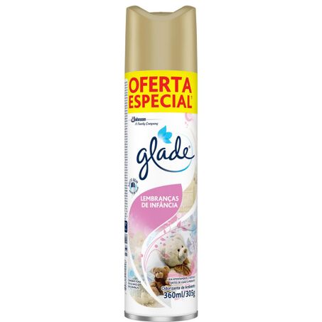 Purificador ambiente aerosol glade 360ml lemb infancia