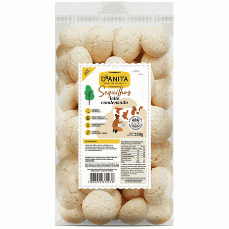 Sequilhos leite condensado danita 200g