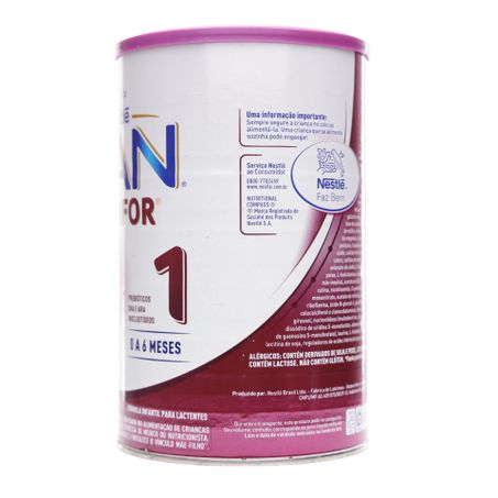 Leite nestle nan comfort 1 0 à 6 meses 1.2kg 360-12
