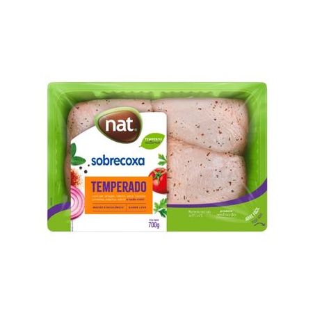 Sobrecoxa de Frango Nat Temperada 700g