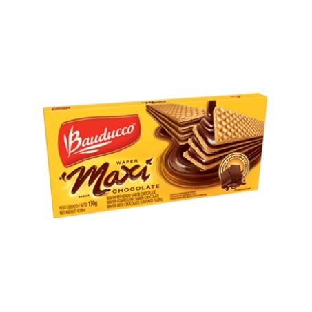 Wafer bauducco 130g maxi chocolate