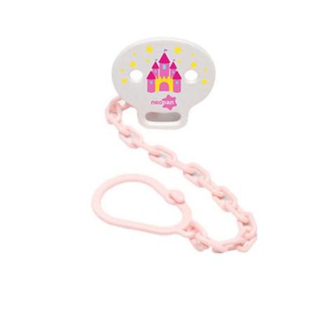 Prendedor Para Chupeta Neopan Rosa Ref 7302 Embalagem 1UN