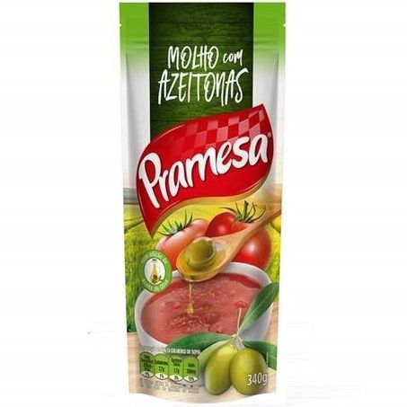 MOLHO TOMATE SACHE PRAMESA 340G AZEITONA