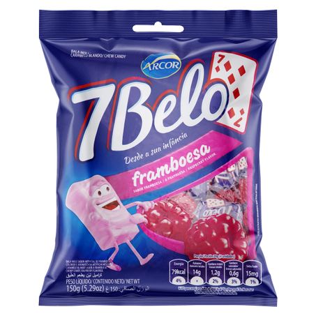 Bala framboesa 7 belo