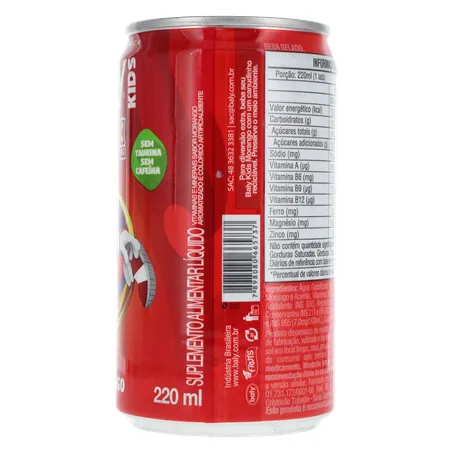 Bebida baly kids sonic morango 220ml 360-9