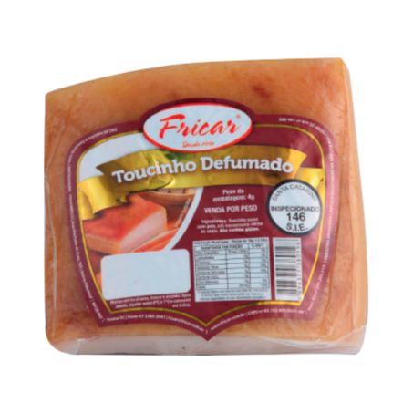 TOUCINHO FRICAR DEFUMADO KG
