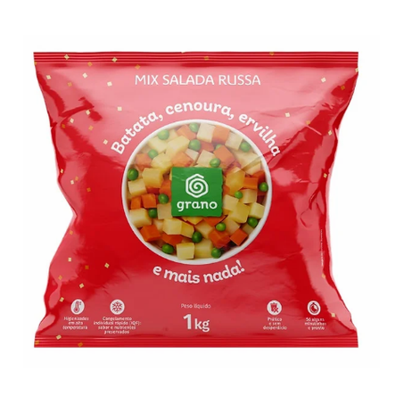 SALADA RUSSA GRANO 1KG CONGELADO