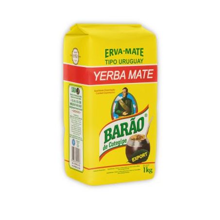 Erva Mate Tipo Uruguay Export Compuesta Barão 1KG