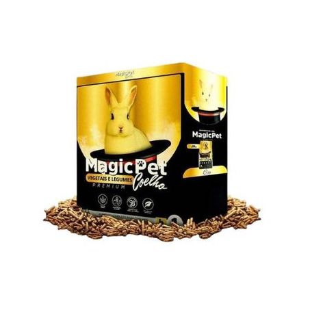 Racao Magic Pet Para Coelho Premium Vegetais 1kg