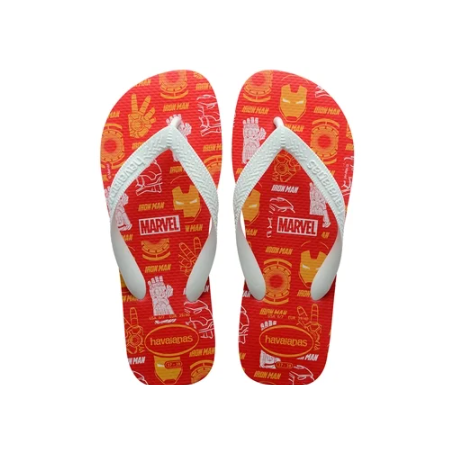 SANDALIA HAVAIANAS TOP MARVEL VERMELHO RUBI N°39-40