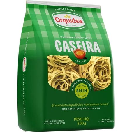 Macarrão Ninho Talharim com Ovos Caseira Orquídea 500g