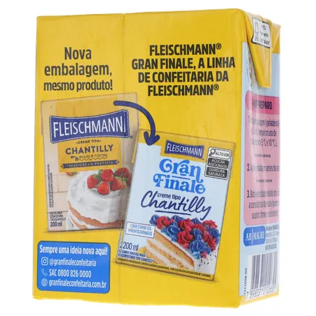 Creme Chantilly Fleischmann Gran Finale 200ml 360-20
